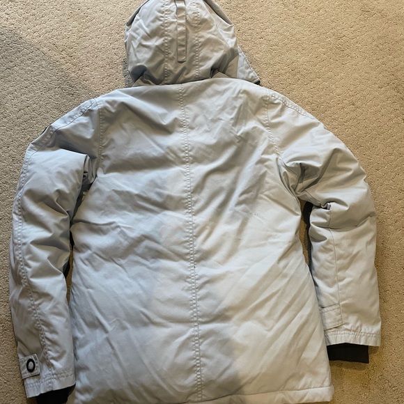 Ecko red puffer down winter jacket with hood. Sz small - Picture 2 of 4